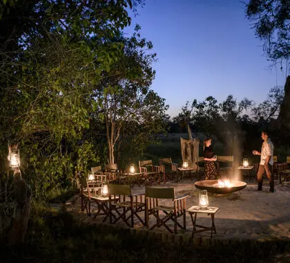 The boma at Stanley's. 