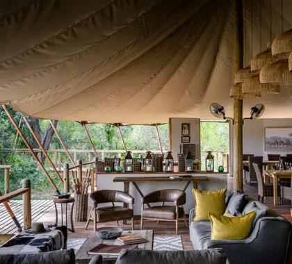 The main guest area.