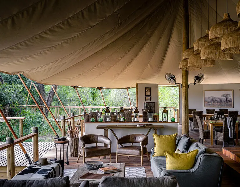 The main guest area.