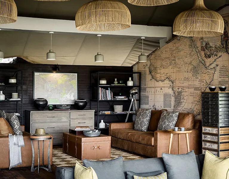 Spacious interiors with classic decor.