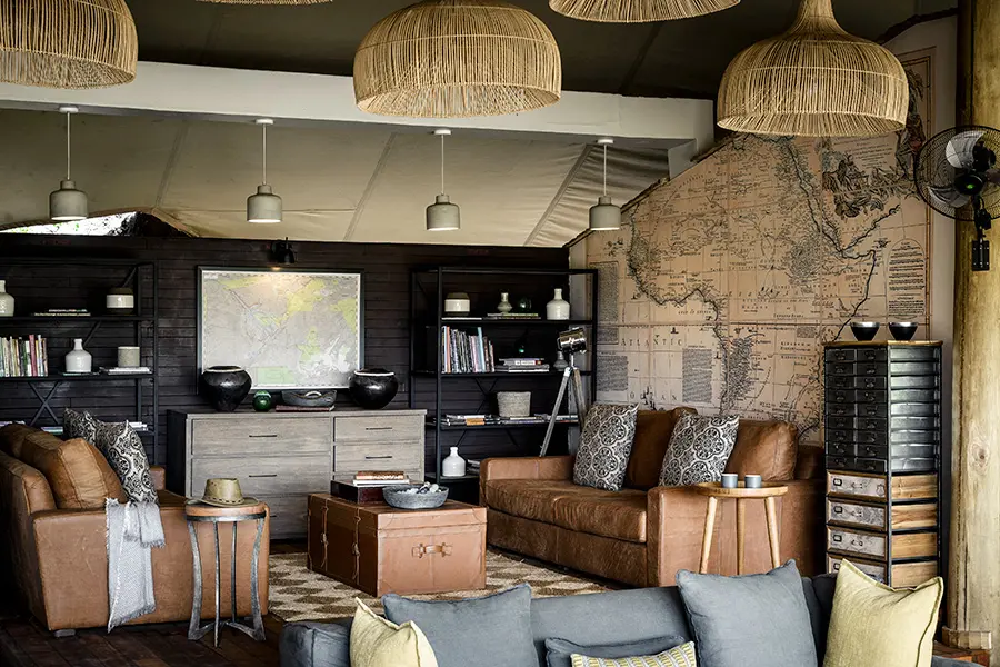 Spacious interiors with classic decor.