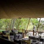 The shaded lounge is great for relaxing on a hot day, while the firepit awaits dusk when cosy drinks and warm flames are the ticket. 