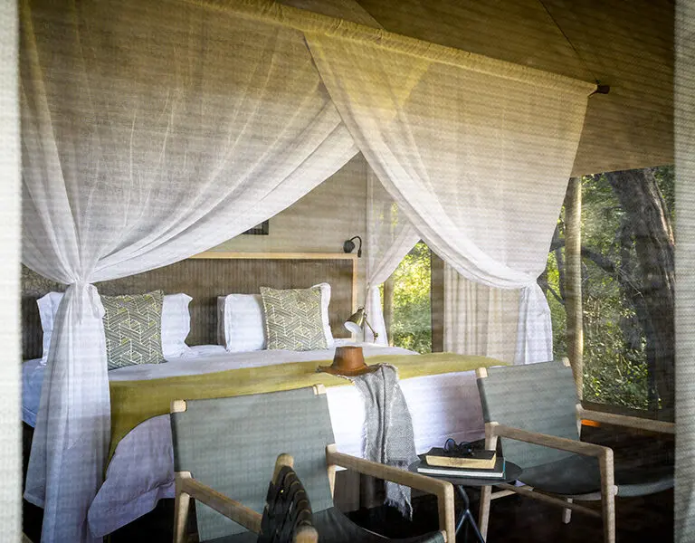 The suites are all lined with mesh, ensuring you can enjoy the view while the critters stay outdoors. 