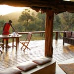 Start the day the Saruni way- tea or coffee served with a view.