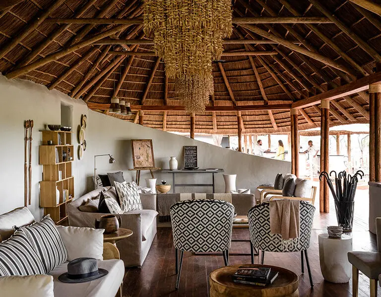 The indoor lounge at Swala.