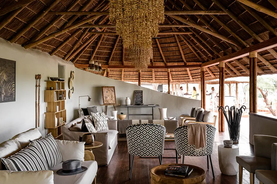 The indoor lounge at Swala.