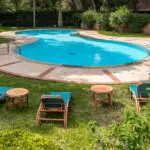 Swimming pool at House of Waine.