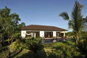 Exterior of Frangipani garden pool villa.