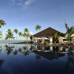 Swimming pool view.