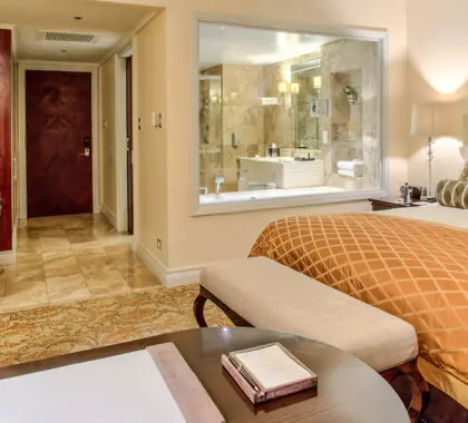 Spacious bedroom.