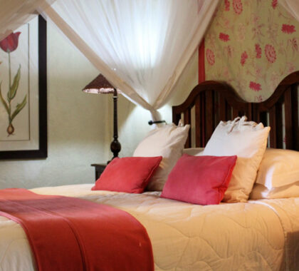 Rooms come complete with mosquito nets, a fan & heater for year-round comfort.