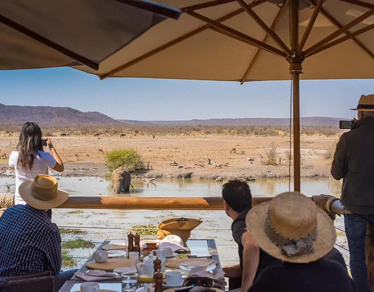 Breakfast with a view | Tau Game Lodge