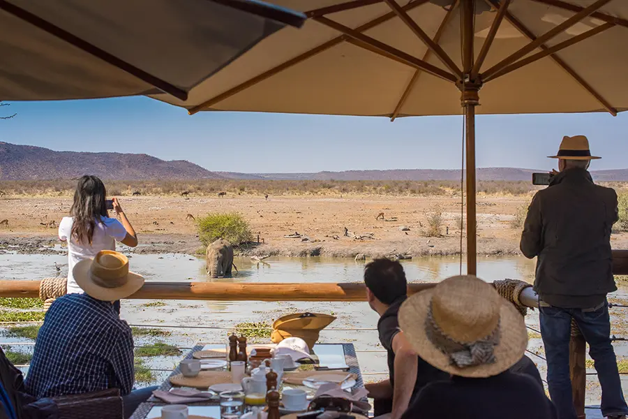 Breakfast with a view | Tau Game Lodge