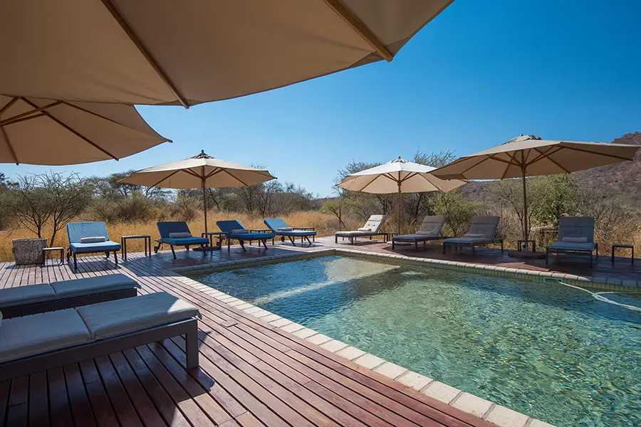 Resfresh with a dip in the pool on a sunny day or just relax on the loungers with a good book.