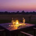 Enjoy the spectacular sunset while enjoying a romantic dinner.