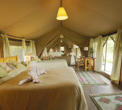 Porini Lion Camp_Tent-Interior