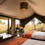 Tent view.
