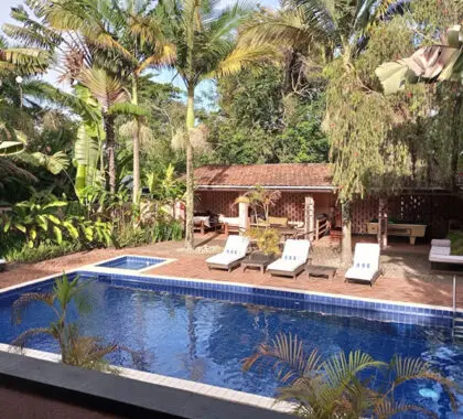 La piscina del Boma Entebbe.