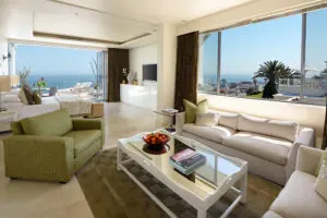 The Clarendon Superior suite lounge area