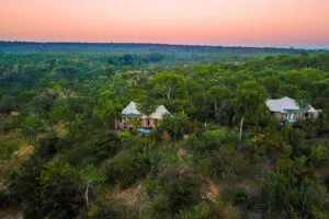 Aerial View of The Elephant Camp.