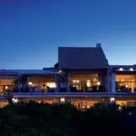 Long Beach lit up in the evening - a lovely sight!