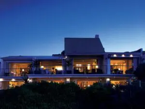 Long Beach lit up in the evening - a lovely sight!