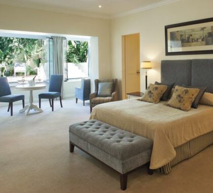 Sink into the comfortable bed and enjoy your stay at The Last Word Franschhoek.