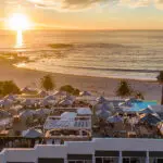 Sunset views over Camp's Bay beach.