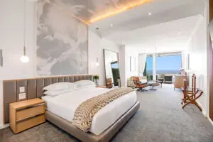 Comfortable and spacious suites.