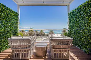 Superior Sea Facing Suite patio.