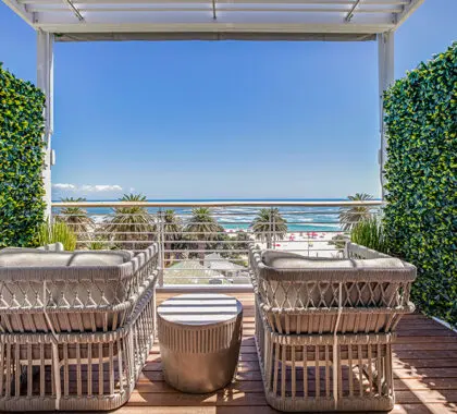 Superior Sea Facing Suite patio.