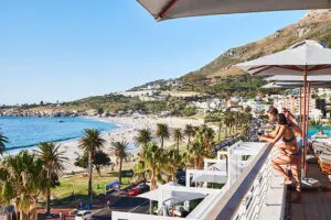 Camps Bay beach is a stroll away but you may prefer the calm privacy of the hotel's pool & loungers.
