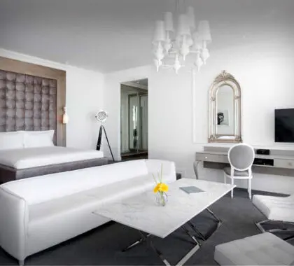 Each of The Marly's 11 suites features a complimentary bar, free Wi-Fi & even an espresso machine.