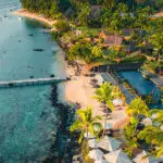 Una vista de pájaro del increíble complejo | The Oberoi Beach Resort