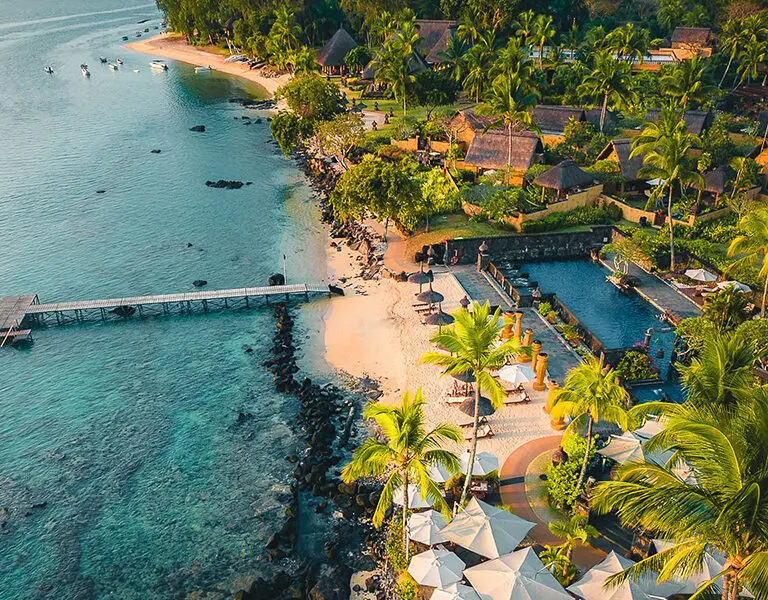 A bird's eye view of the incredible resort | The Oberoi Beach Resort