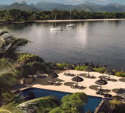 The superb surroundings at The Oberoi. 