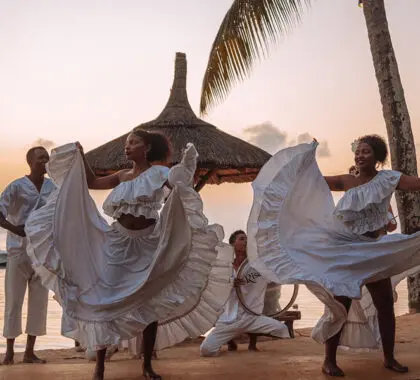 Sunset performances by local artists.