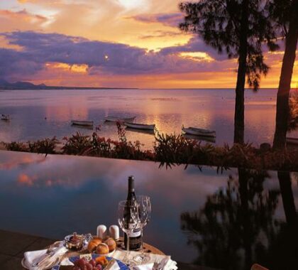 Glorious sunsets set the scene for a romantic getaway or honeymoon.