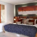 The wonderful burnt orange tones in the Namib Suite reflect the colours of Namibia's famous dunes.