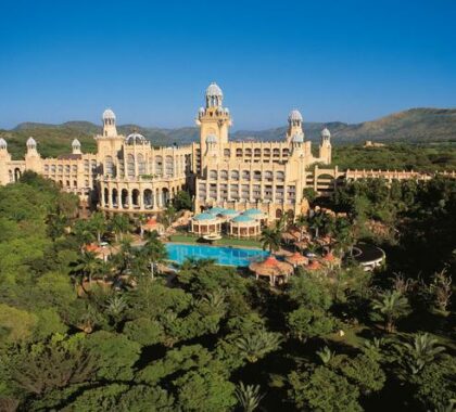 The Palace of the Lost City is a fairytale palace in sun city.
