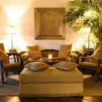 Relax in the lounge while reading a book.
