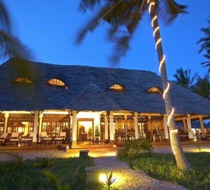 The Palms Zanzibar is based directly on the beach.
