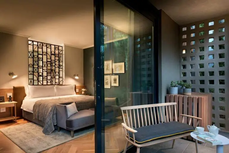 The Peech Hotel luxury room.