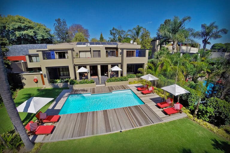 Spend your overnight stay at Johannesburg's The Residence.