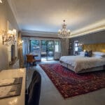 Die geräumige Luxus-Suite.