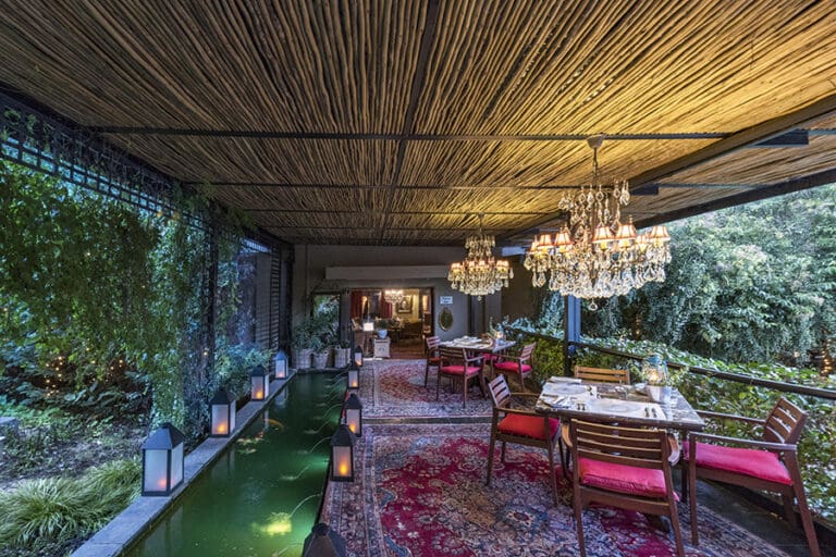 Every meal is a lavish affair at The Residence.