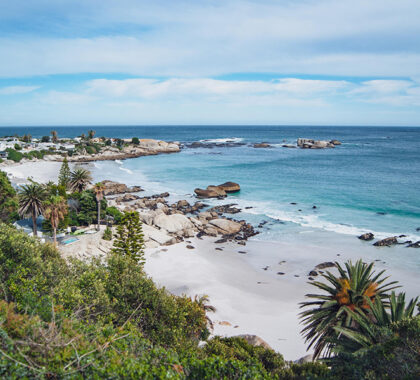 Cape Town has an array of beautiful white sandy beaches 