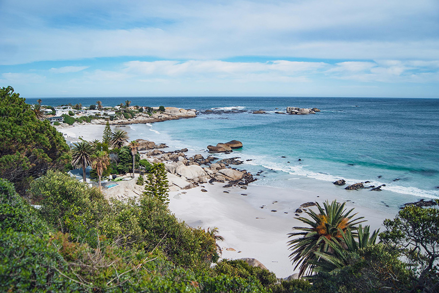 Cape Town has an array of beautiful white sandy beaches 