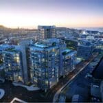 The Silo's unique location at the harbour affords guests views of the picturesque waterfront.
