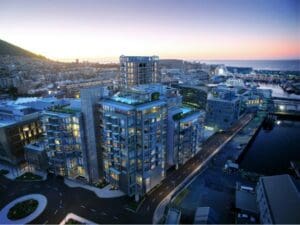 The Silo's unique location at the harbour affords guests views of the picturesque waterfront.
